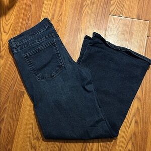 Sofia Vergara Dark Blue Wide Leg Jeans